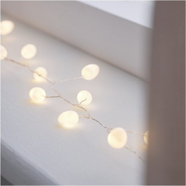 Lights4fun LED-Lichterkette Cluster Micro Lichterkette Beeren