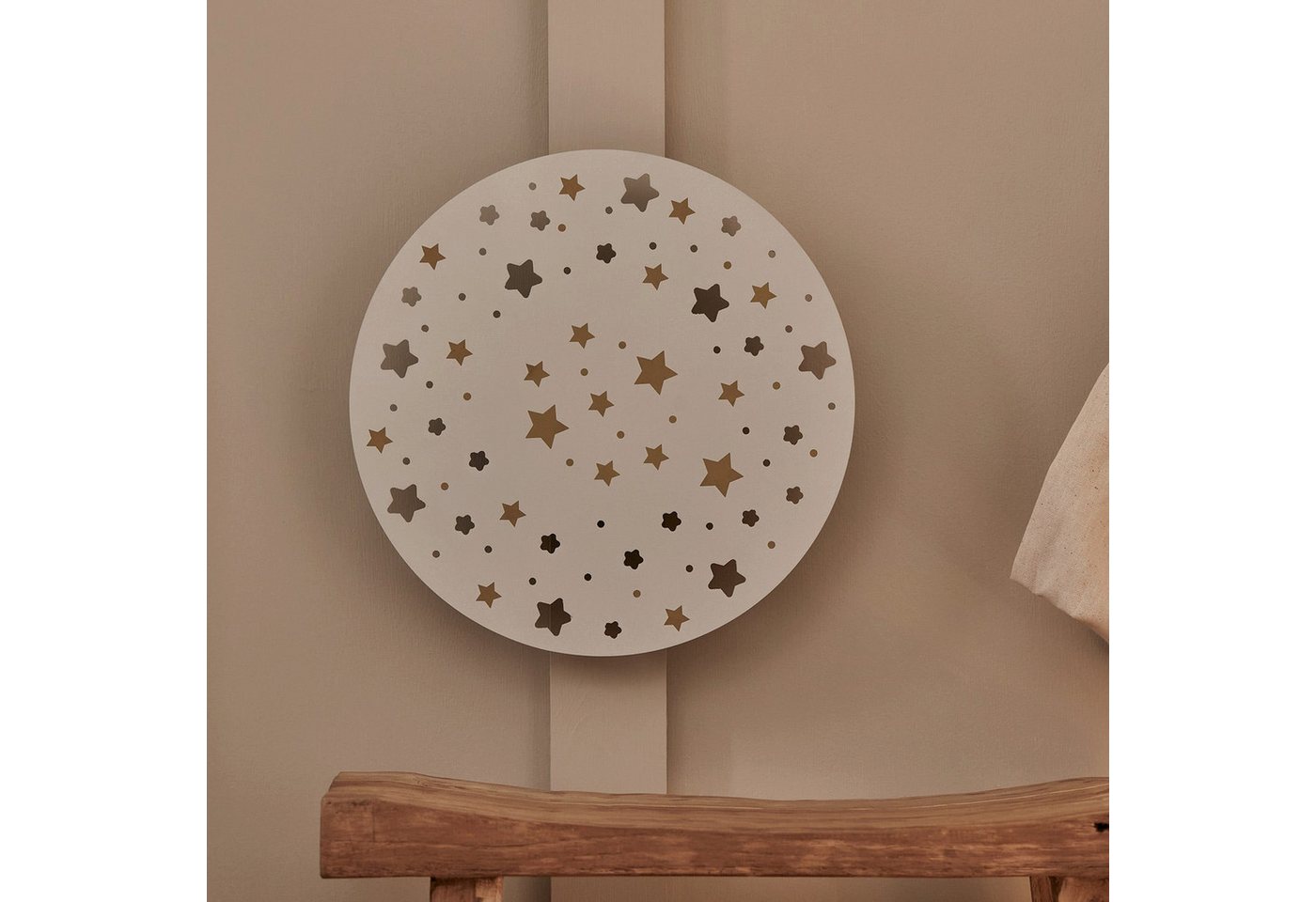 Lights4fun LED Wandleuchte Sternenhimmel Wandleuchte wiederaufladbar – Bild 5 von 5