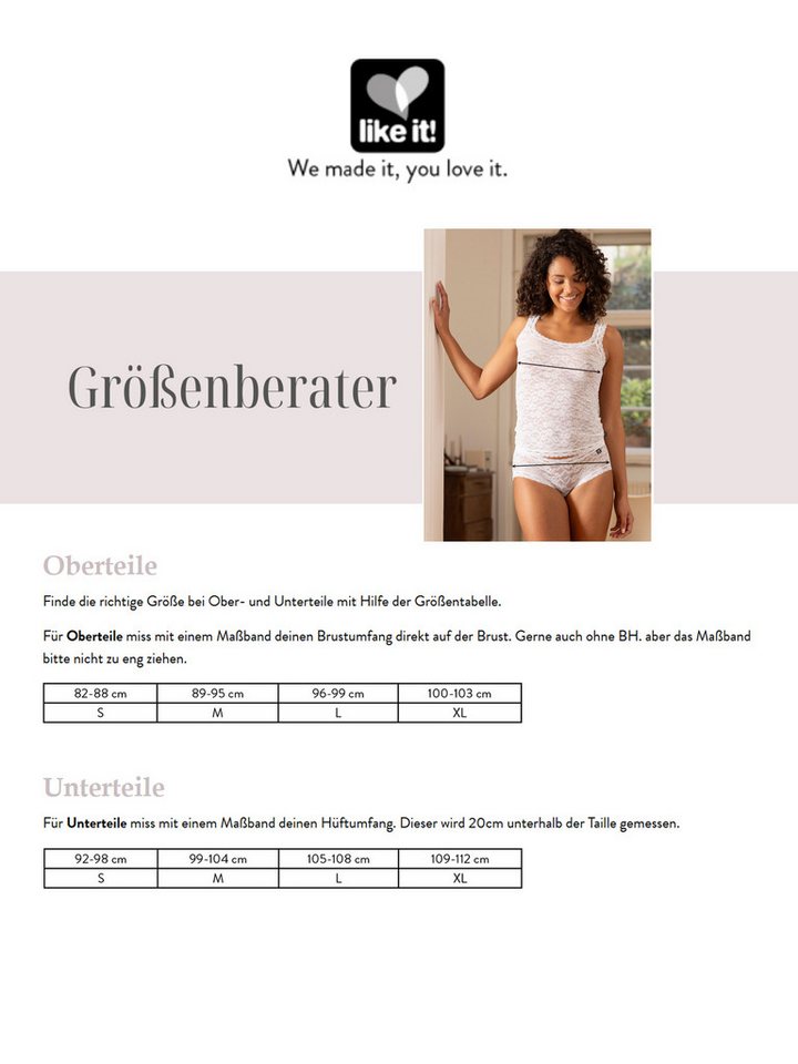 like it! Bustier 4er Pack Soft BH Olivia (Packung, 4-tlg) ohne Pads/Schale, einfache textil Cups, glatte Ware mit feinem Glanz – Bild 3 von 3