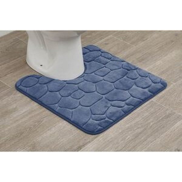 LikeKa WC-Vorleger mit Ausschnitt, Weicher Badezimmerteppich Badteppich mit Memory Foam