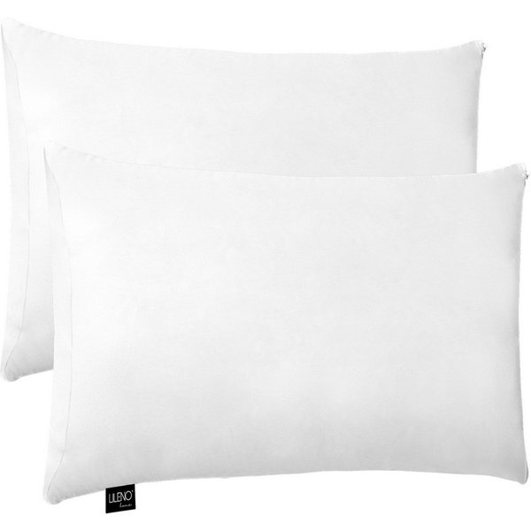 LILENO HOME Microfaserkissen - geeignet für Allergiker, in verschiedenen Größen - Made in Germany, Füllung: 100% Polyester, Rückenschläfer, Seitenschläfer, Bauc