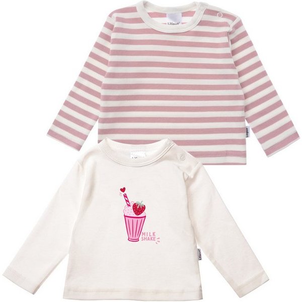 Liliput Langarmshirt Milkshake (2-tlg) 2er-Pack mit fröhlichem Print