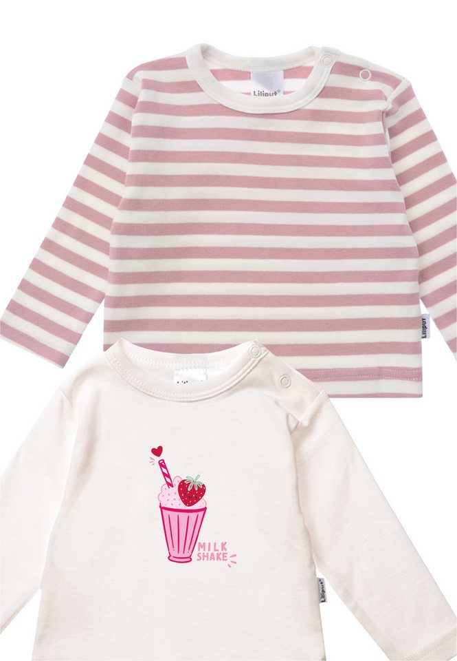 Liliput Langarmshirt Milkshake (2-tlg) 2er-Pack mit fröhlichem Print – Bild 5 von 5