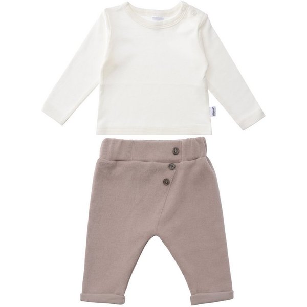 Liliput Sweatanzug Set Langarmshirt mit Hose, niedliche Knöpfe an der Hose