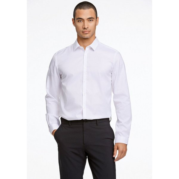 LINDBERGH Businesshemd Technisches Hemd (Langarm) Slim Fit