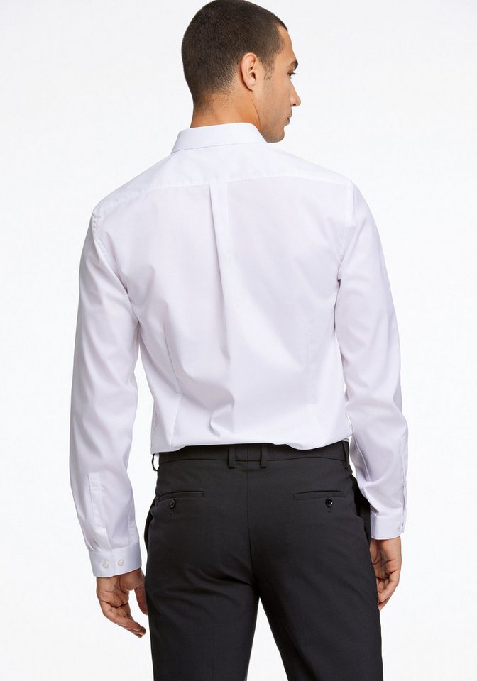 LINDBERGH Businesshemd Technisches Hemd (Langarm) Slim Fit – Bild 2 von 5