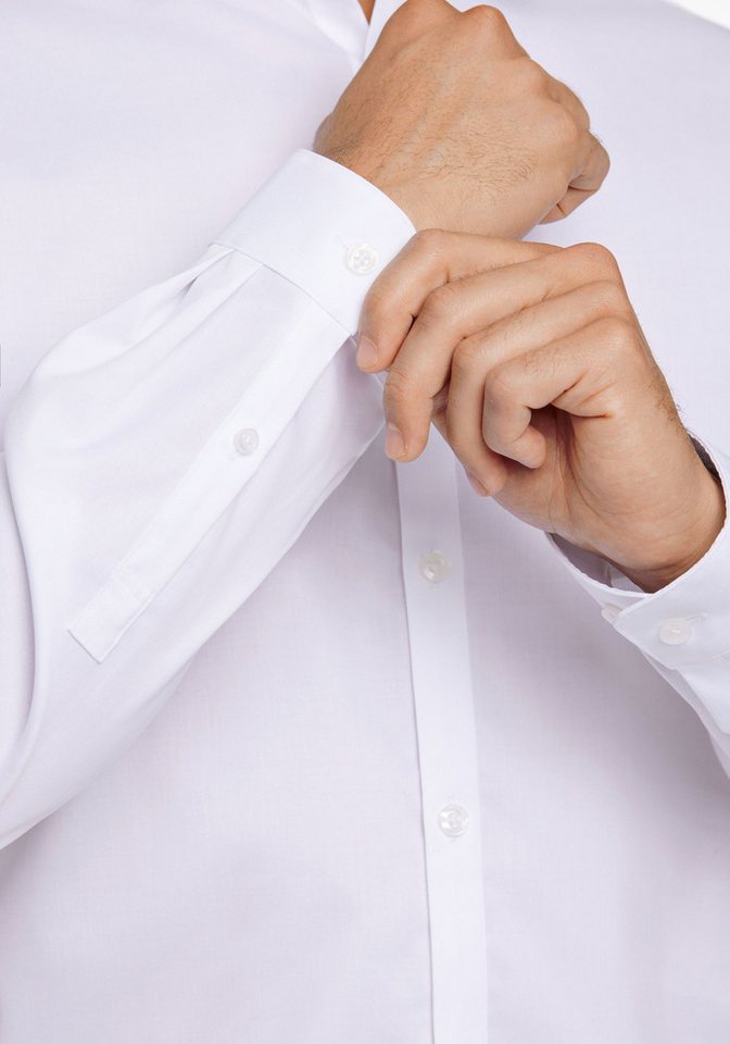 LINDBERGH Businesshemd Technisches Hemd (Langarm) Slim Fit – Bild 3 von 5