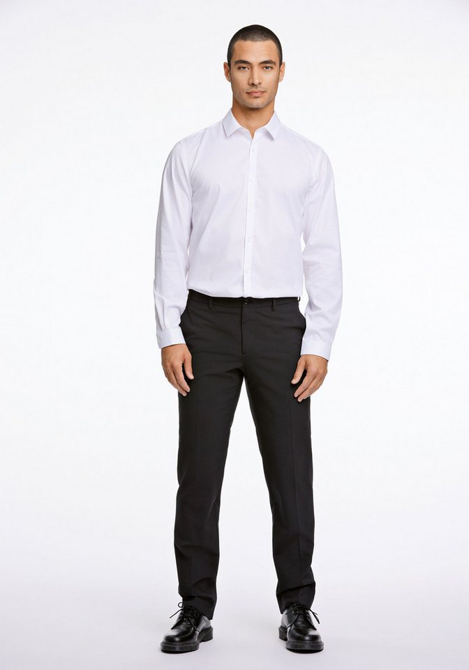 LINDBERGH Businesshemd Technisches Hemd (Langarm) Slim Fit – Bild 4 von 5