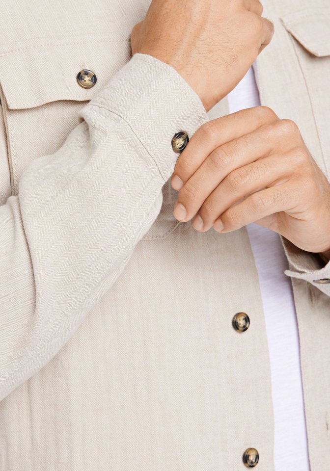 LINDBERGH Hemdjacke mit Knopfleiste – Bild 4 von 5