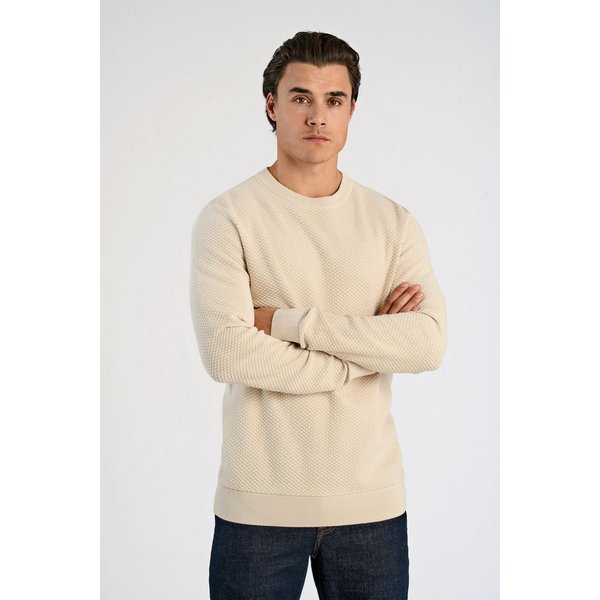 LINDBERGH Strickpullover mit Rundhals und aus reiner Baumwolle