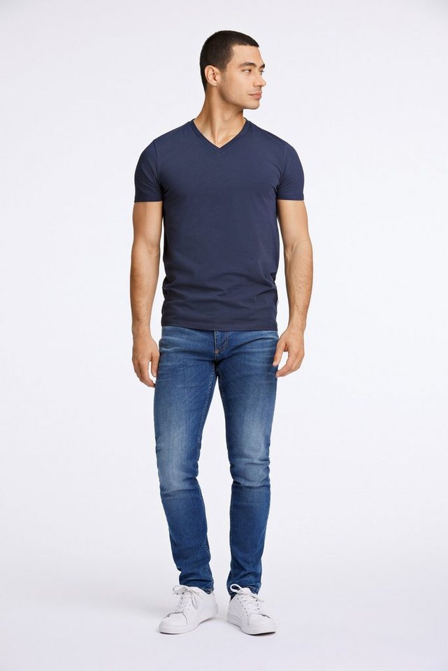 LINDBERGH T-Shirt mit V-Ausschnitt – Bild 4 von 5