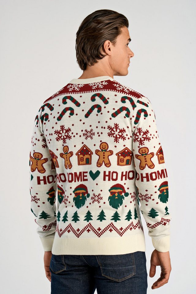 LINDBERGH Weihnachtspullover mit Intarsien Muster – Bild 3 von 5