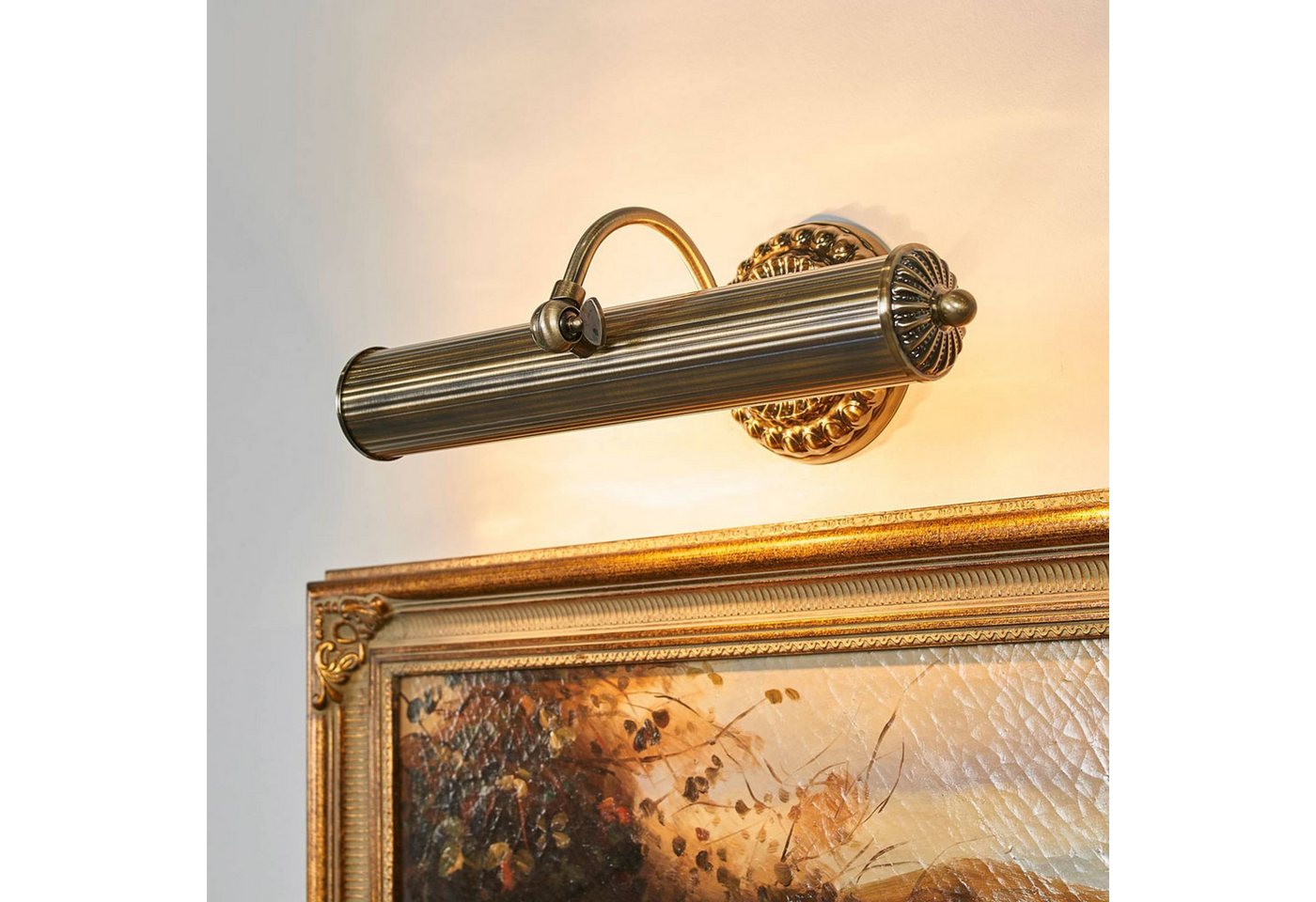 Lindby Bilderleuchte Joely, Metall, Bronze IP20, 2 x 40 W – Bild 2 von 5