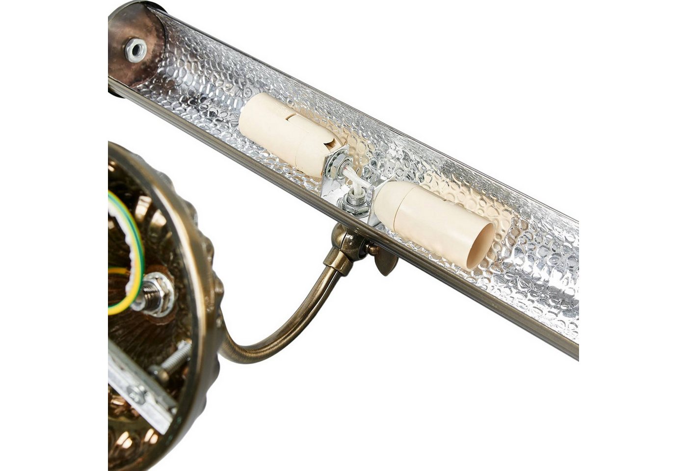 Lindby Bilderleuchte Joely, Metall, Bronze IP20, 2 x 40 W – Bild 5 von 5