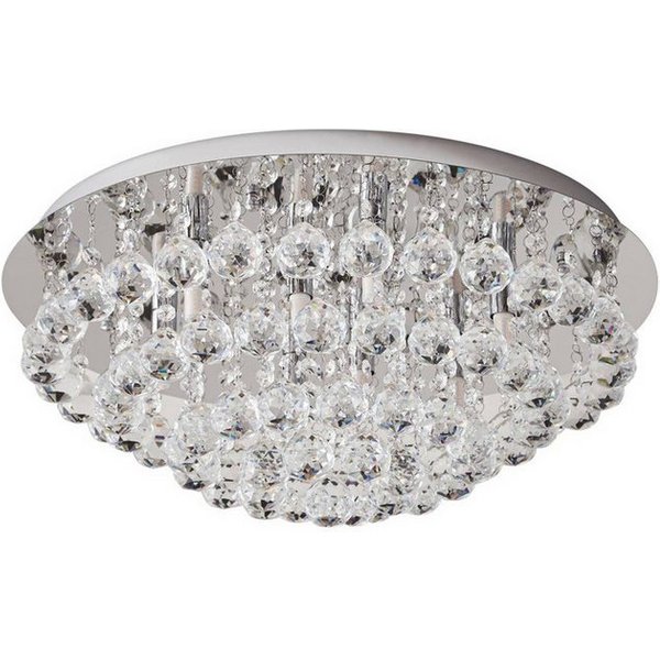 Lindby Deckenleuchten Antonino, Chrom IP20, 8 x 40 W LED
