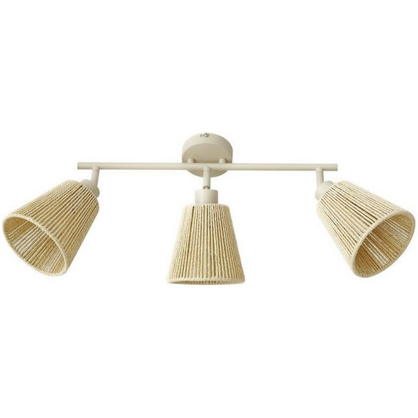 Lindby Deckenleuchten Anuva, Creme IP20, 3 x 10 W LED