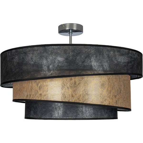Lindby Deckenleuchten Ayvira, Schwarz IP20, 3 x 60 W