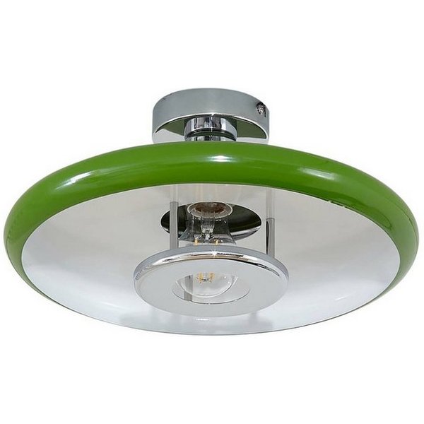 Lindby Deckenleuchten Branford, Metall, Grün IP20, 1 x 15 W LED