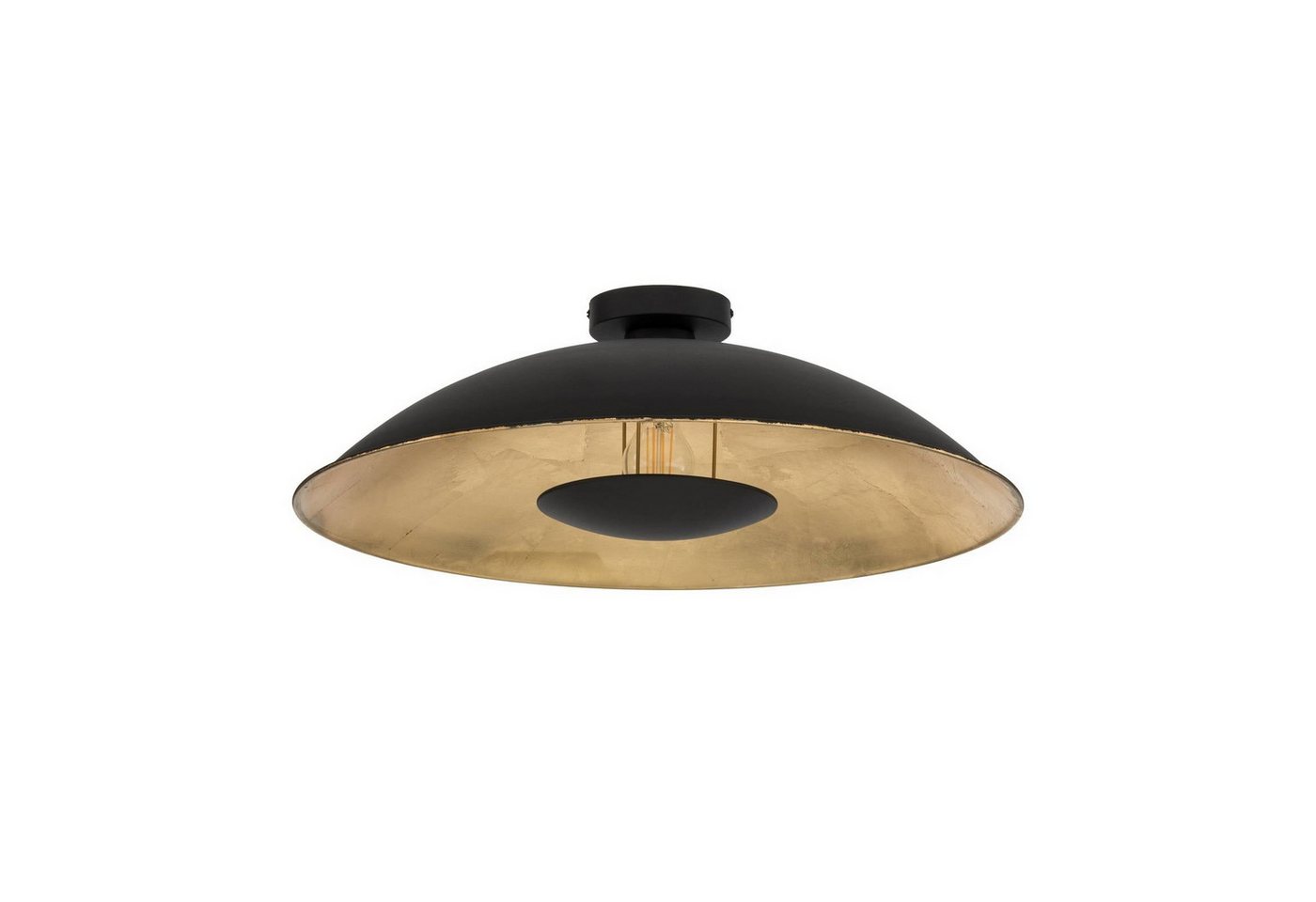 Lindby Deckenleuchten Emilienne, Metall, Schwarz IP20, 1 x 60 W – Bild 4 von 5