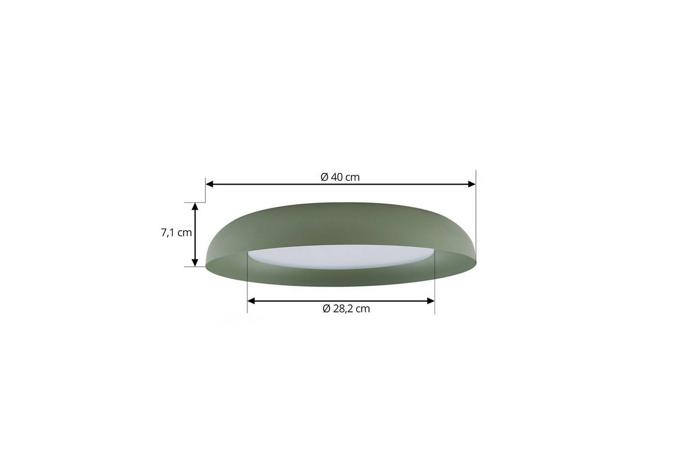 Lindby Deckenleuchten Florie, LED 18,5 W gesamt, warmweiß – Bild 5 von 5