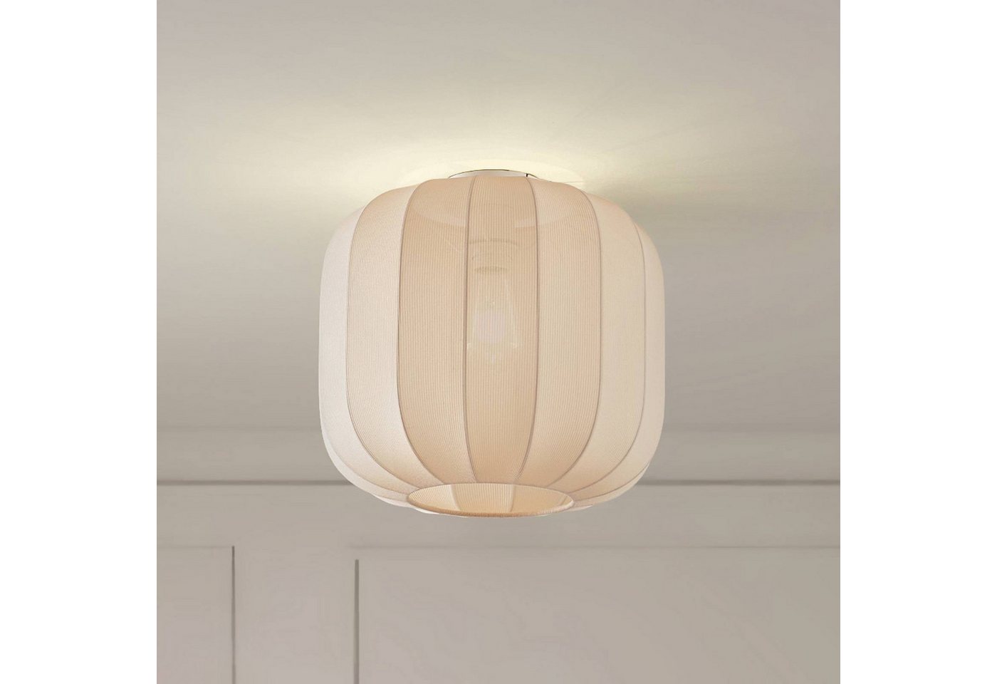 Lindby Deckenleuchten Helin, Creme IP20, 1 x 15 W LED – Bild 2 von 5