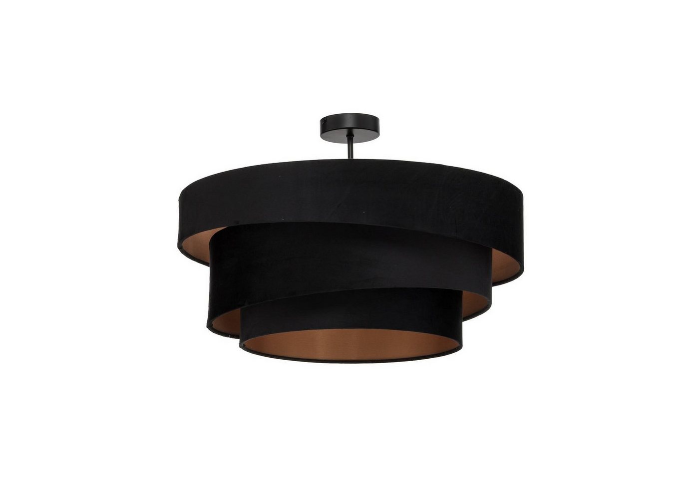 Lindby Deckenleuchten Jusari, Schwarz IP20, 3 x 60 W – Bild 4 von 5
