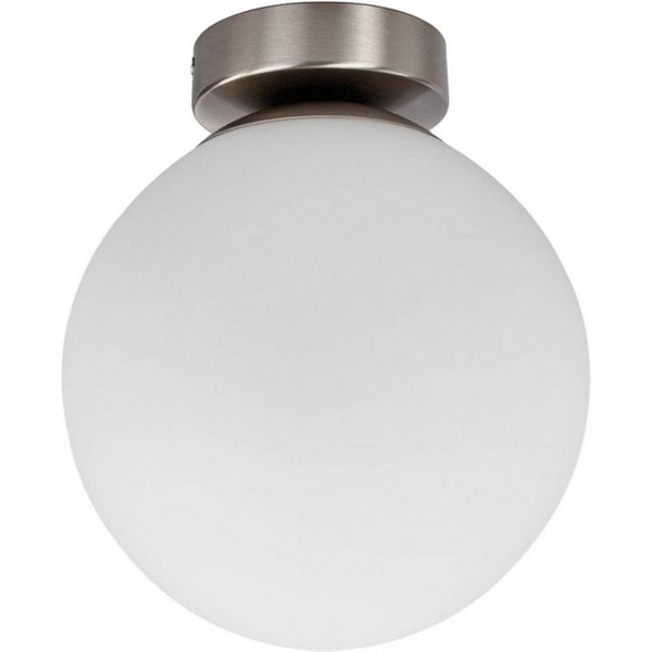 Lindby Deckenleuchten Lennie, Glas Weiß IP44, 1 x 60 W