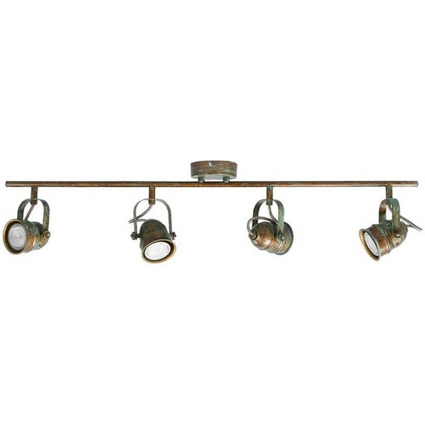 Lindby Deckenleuchten Leonor, Metall, Bronze IP20, 4 x 10 W LED