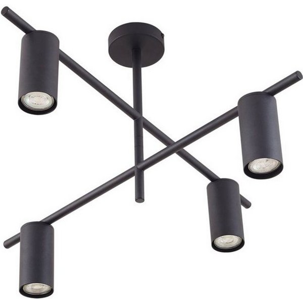 Lindby Deckenleuchten Marilou, Metall, Schwarz IP20, 1 x 10 W LED