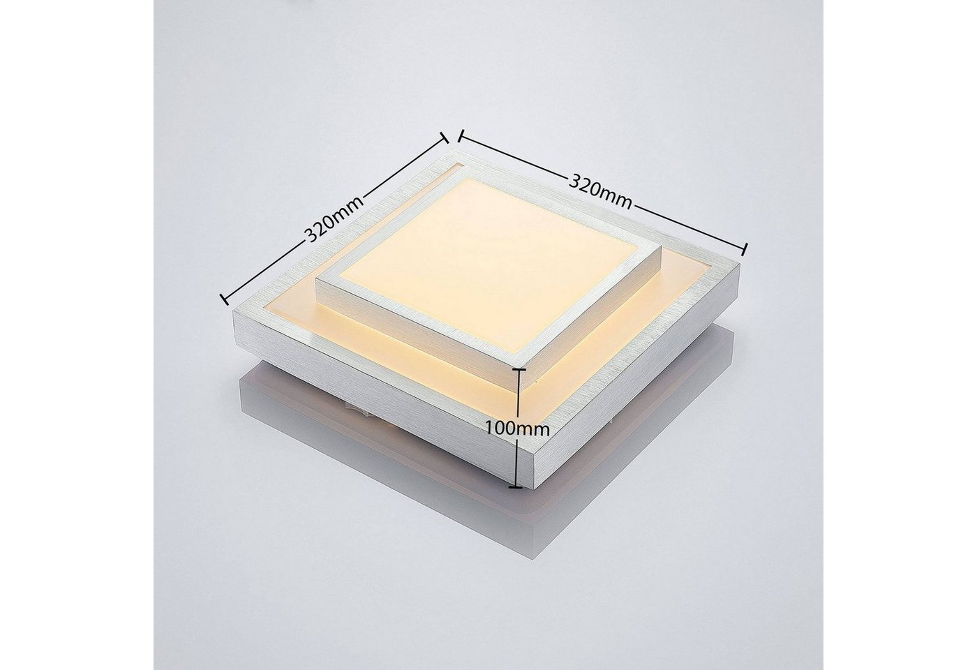 Lindby Deckenleuchten Mirco, LED 19 W gesamt, warmweiß – Bild 4 von 5
