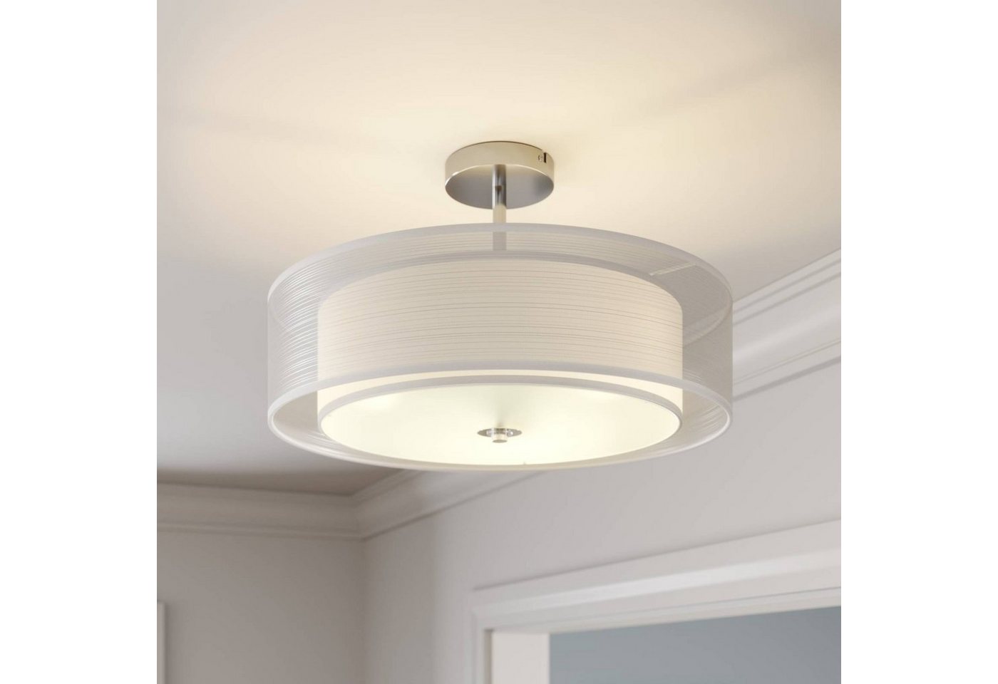 Lindby Deckenleuchten Pikka, Weiß IP20, 3 x 11 W LED – Bild 2 von 5