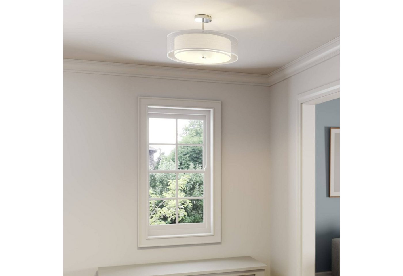 Lindby Deckenleuchten Pikka, Weiß IP20, 3 x 11 W LED – Bild 3 von 5