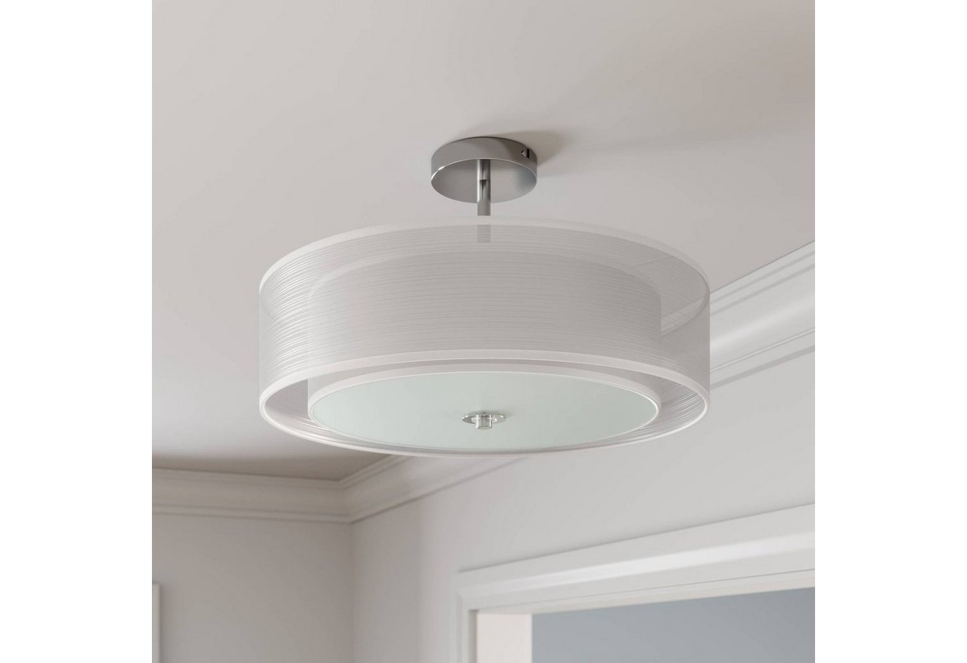 Lindby Deckenleuchten Pikka, Weiß IP20, 3 x 11 W LED – Bild 4 von 5