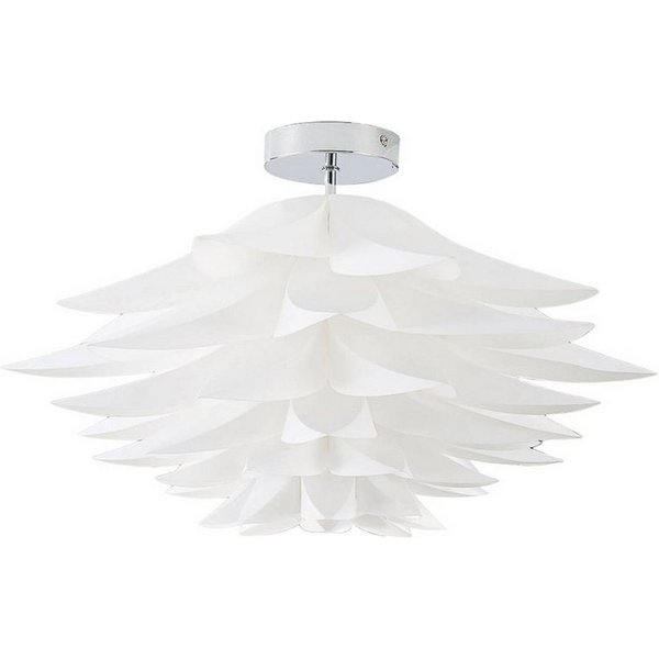 Lindby Deckenleuchten Rimon, Kunststoff Weiß IP20, 1 x 60 W