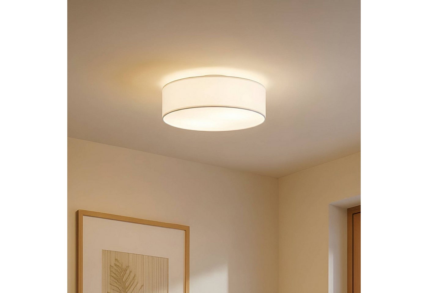 Lindby Deckenleuchten Sebatin, Creme IP20, 3 x 15 W LED – Bild 2 von 5