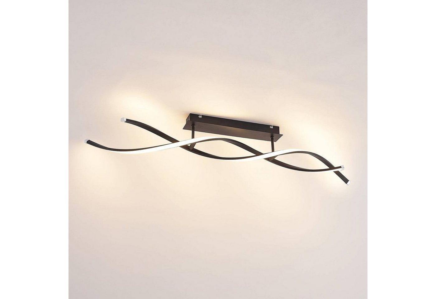 Lindby Deckenleuchten Welina, Enthalten, LED 20 W gesamt, warmweiß – Bild 5 von 5