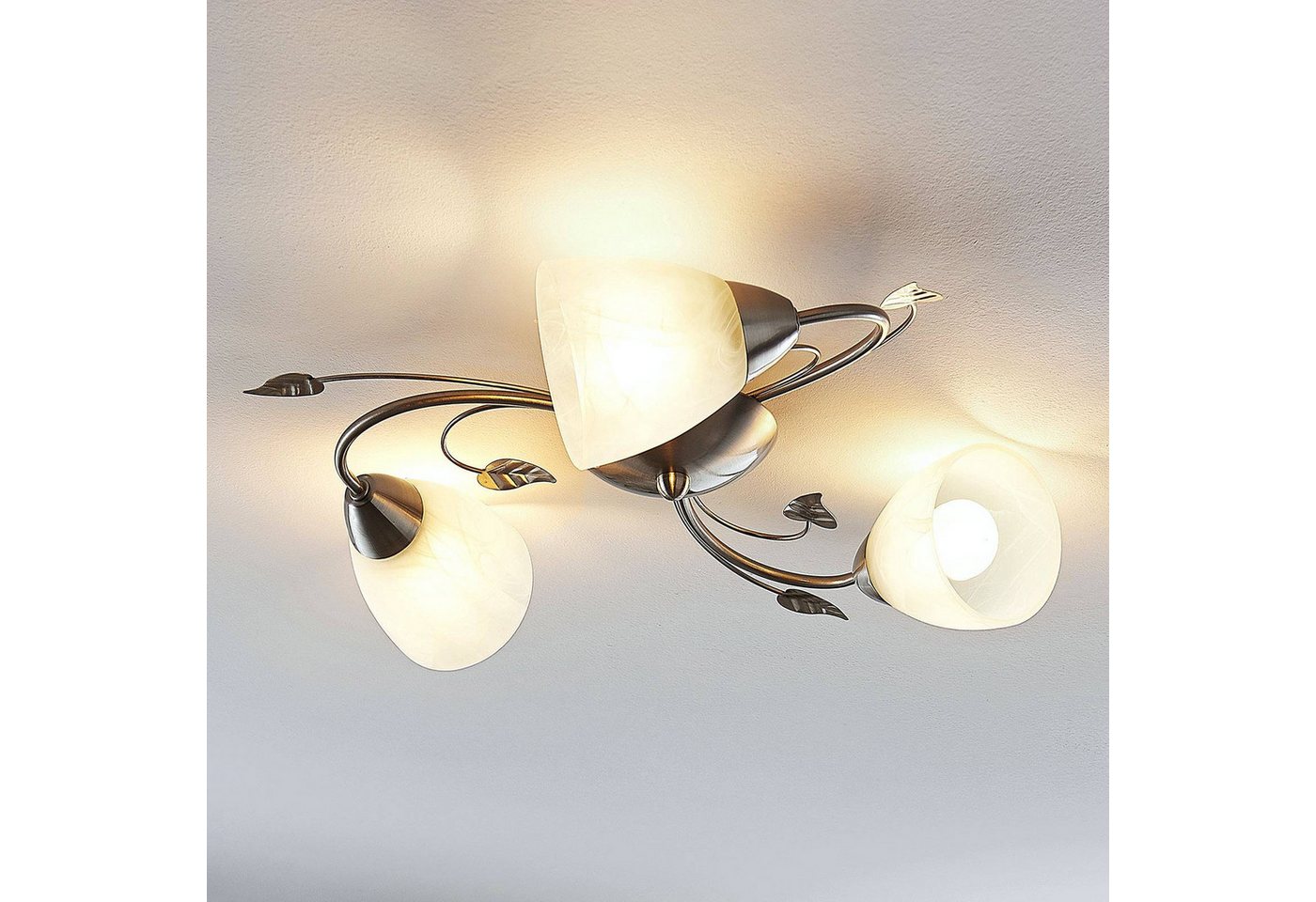 Lindby Deckenleuchten Yannie, Metall, Alu IP20, 3 x 4 W LED – Bild 2 von 5