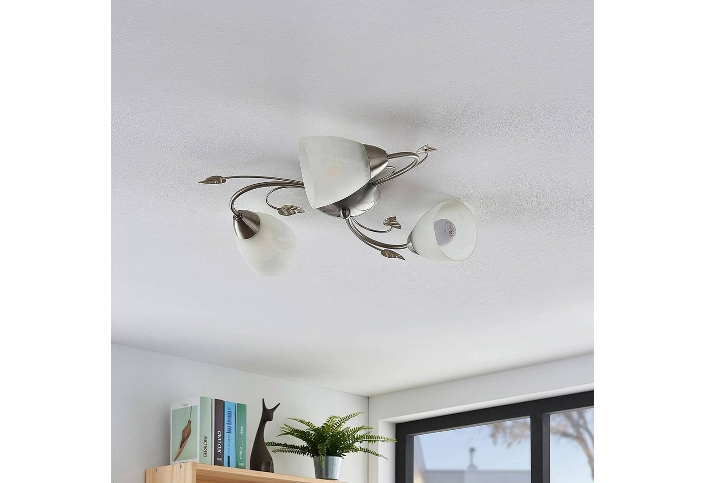 Lindby Deckenleuchten Yannie, Metall, Alu IP20, 3 x 4 W LED – Bild 4 von 5
