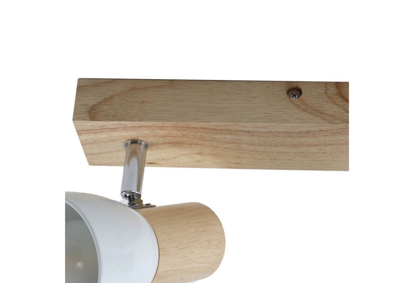 Lindby Deckenstrahler Thorin, Holz IP20, 2 x 40 W – Bild 5 von 5