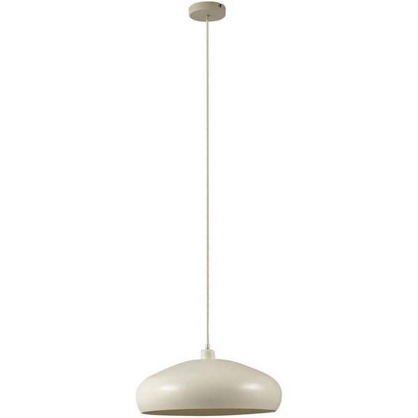 Lindby Hängeleuchte Elover, Metall, Creme IP20, 1 x 15 W LED