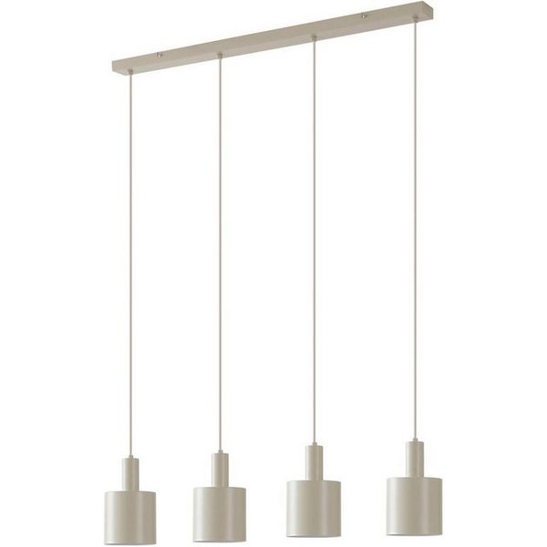 Lindby Hängeleuchte Ovelia, Metall, Creme IP20, 4 x 15 W LED