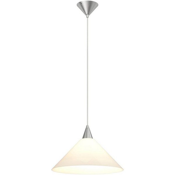 Lindby Hängeleuchte Petra, Glas Weiß IP20, 1 x 60 W