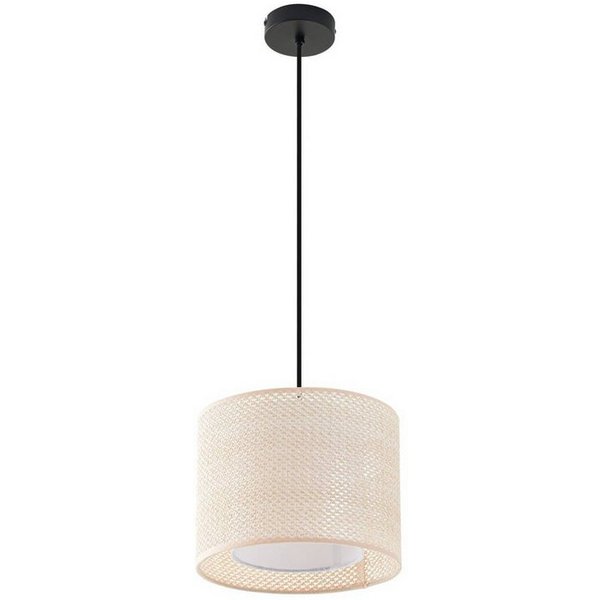 Lindby Hängeleuchte Soula, Kunststoff Creme IP20, 1 x 15 W LED
