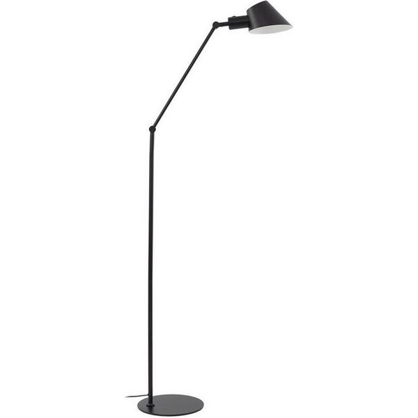 Lindby Stehlampe Corali, Metall, Schwarz IP20, 1 x 15 W LED