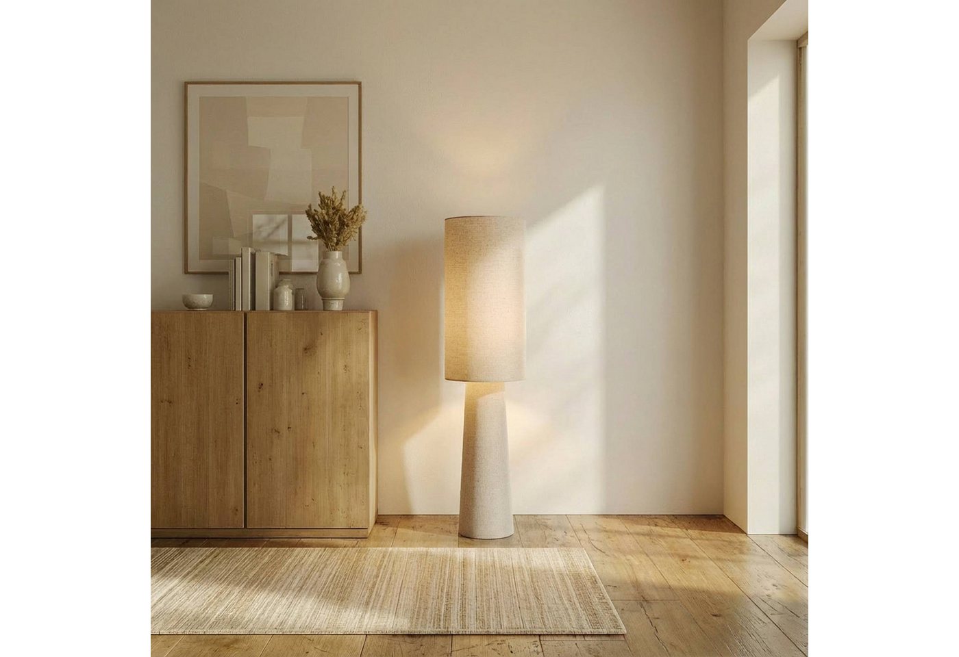 Lindby Stehlampe Elfie, Creme IP20, 2 x 15 W LED – Bild 3 von 5