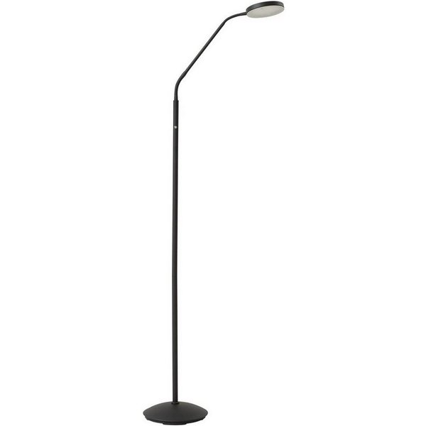 Lindby Stehlampe Elvyn, LED, Metall, Schwarz warmweiß IP20, LED 4 W gesamt, warmweiß