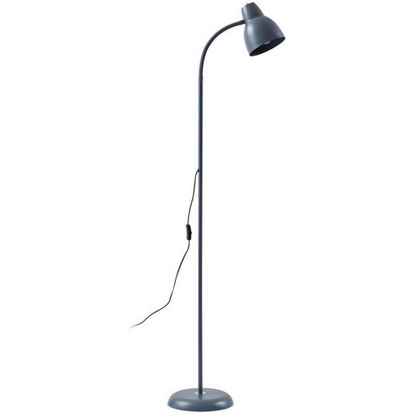 Lindby Stehlampe Tebbi, Metall, Alu IP20, 1 x 15 W LED
