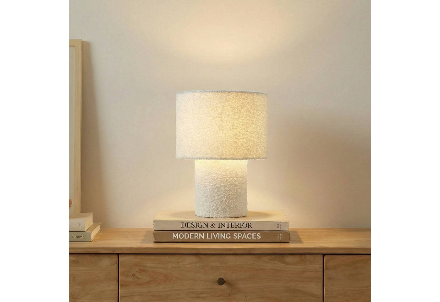 Lindby Tischleuchte Jone, Weiß IP20, 1 x 15 W LED – Bild 2 von 5