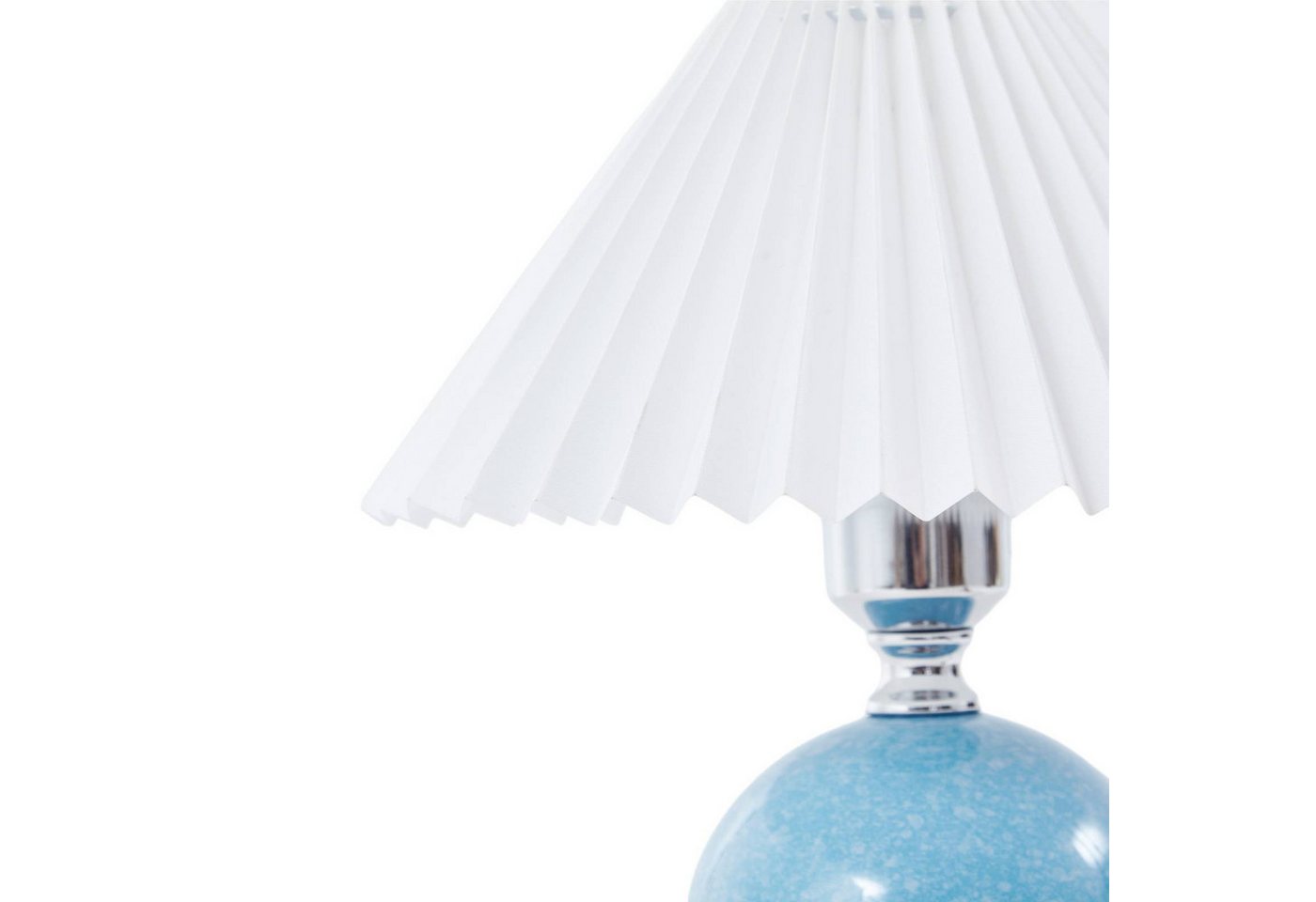 Lindby Tischleuchte Kerimi, Keramik Blau IP20, 1 x 15 W LED – Bild 5 von 5