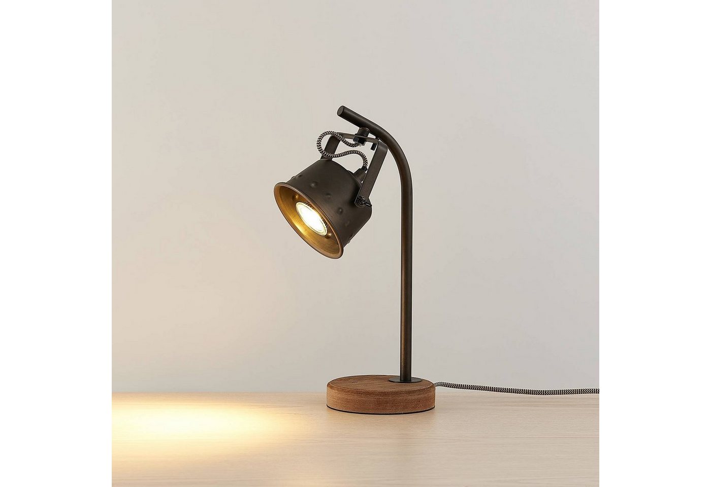 Lindby Tischleuchte Rubinjo, Metall IP20, 1 x 35 W – Bild 4 von 5